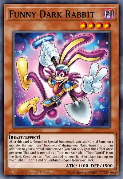 Funny Dark Rabbit